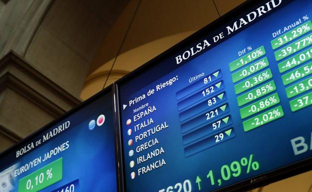 El Ibex-35 lidera los ascensos en Europa por la banca y Telefónica