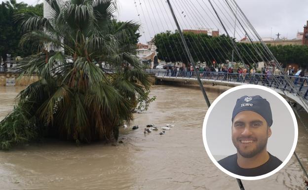 Un leonés en la DANA: «No había visto llover así en mi vida, es como cuando pones la ducha a tope»