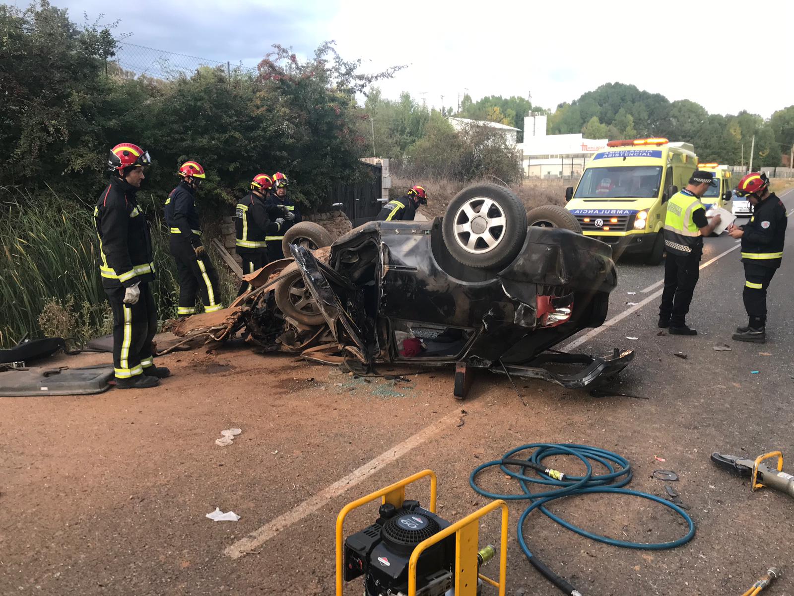 Accidente en la LE-441