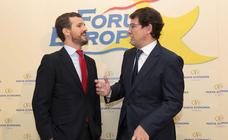 Mañueco, en el Fórum Europa