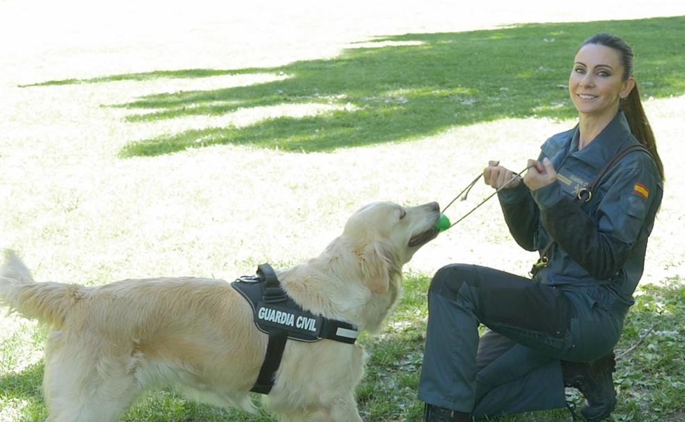La leonesa Marta Pérez: jugar con perros para salvar vidas