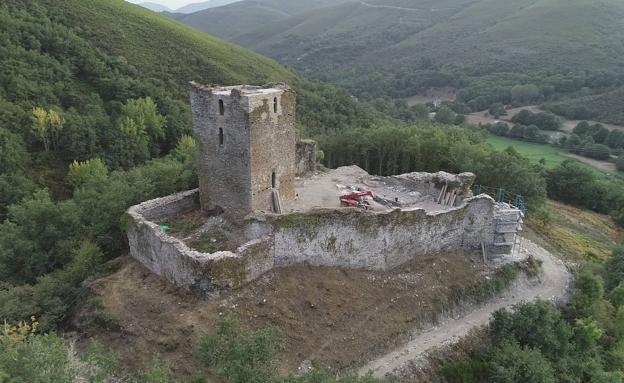 Concluyen las obras de consolidación de la torre del Castillo de Balboa tras una inversión de 50.000 euros