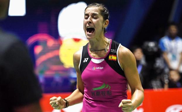 Carolina Marín gana su primer título tras ocho meses de baja por lesión