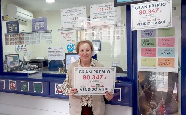 La Bonoloto deja un premio de 80.000 euros en la localidad leonesa de Sahagún