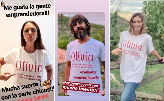 Paula Echevarría, Santi Millán y Norma Ruiz... Todos con 'Olivia'