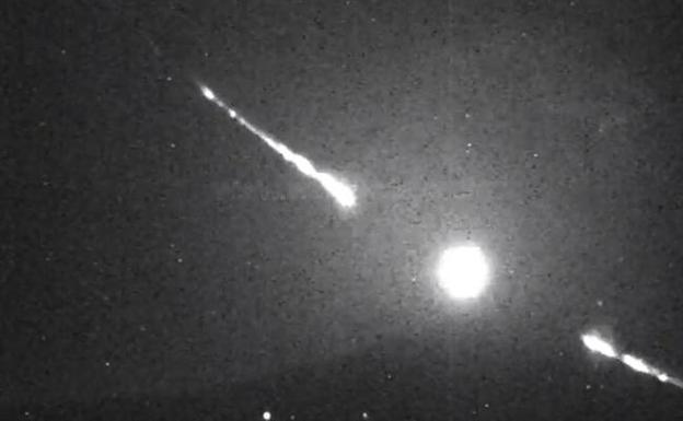 Una gran bola de fuego procedente de un cometa atraviesa buena parte de España