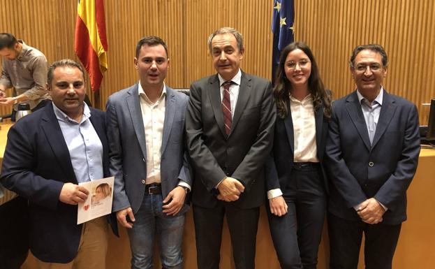 Los parlamentarios socialistas de León participan en el Congreso de la presentación de la Fundación Carme Chacón