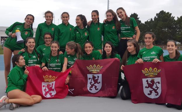 El ULE Sprint Atletismo, campeón de la final B del Campeonato de España sub-16 por clubes