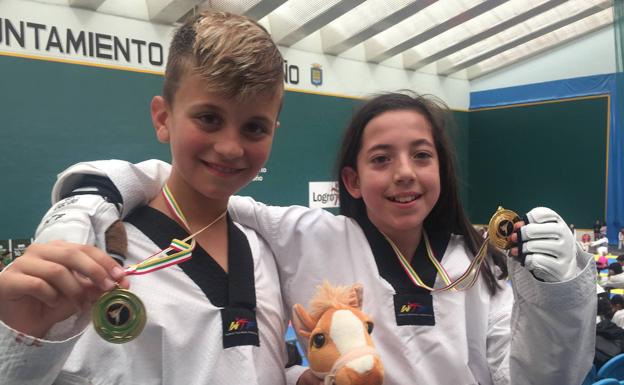 Taekwondo Valderas inicia la temporada con dos oros en Logroño