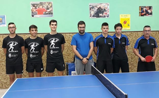 Buen inicio de temporada para el tenis de mesa leonés