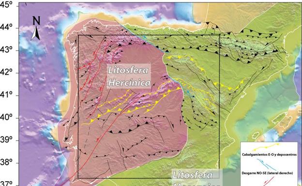 Una investigación anticipa la evolución del relieve de la península Ibérica