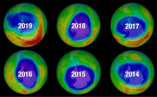 Un clima anormal deja el agujero de la capa de ozono más pequeño desde su hallazgo