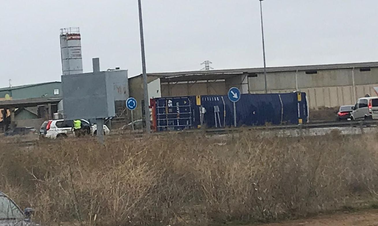 Accidente en Onzonilla