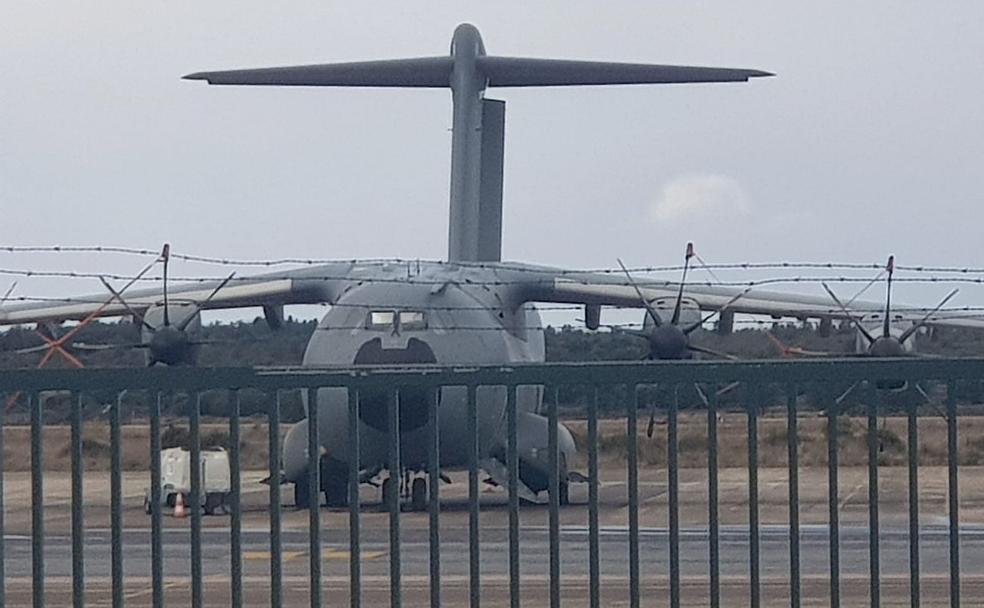 Un Airbus A-400M en León
