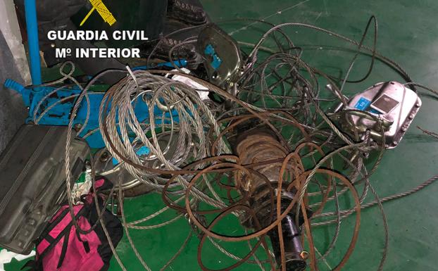 Cinco detenidos por intentar robar transformadores en una mina sin actividad de Villablino