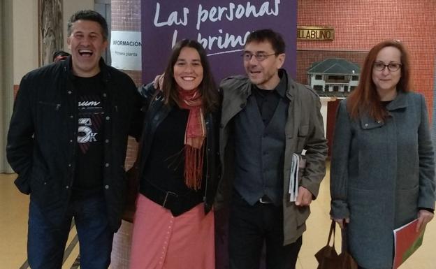 Monedero exige en Villablino una «empresa pública de energía» para lograr una transición energética «real»