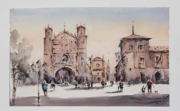 Cómo leer un cuadro: la Plaza de San Pablo en la acuarela de Isabel Menéndez