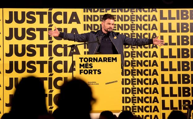 Rufián, al Rey: «Si está tan preparado que se presente a las elecciones»