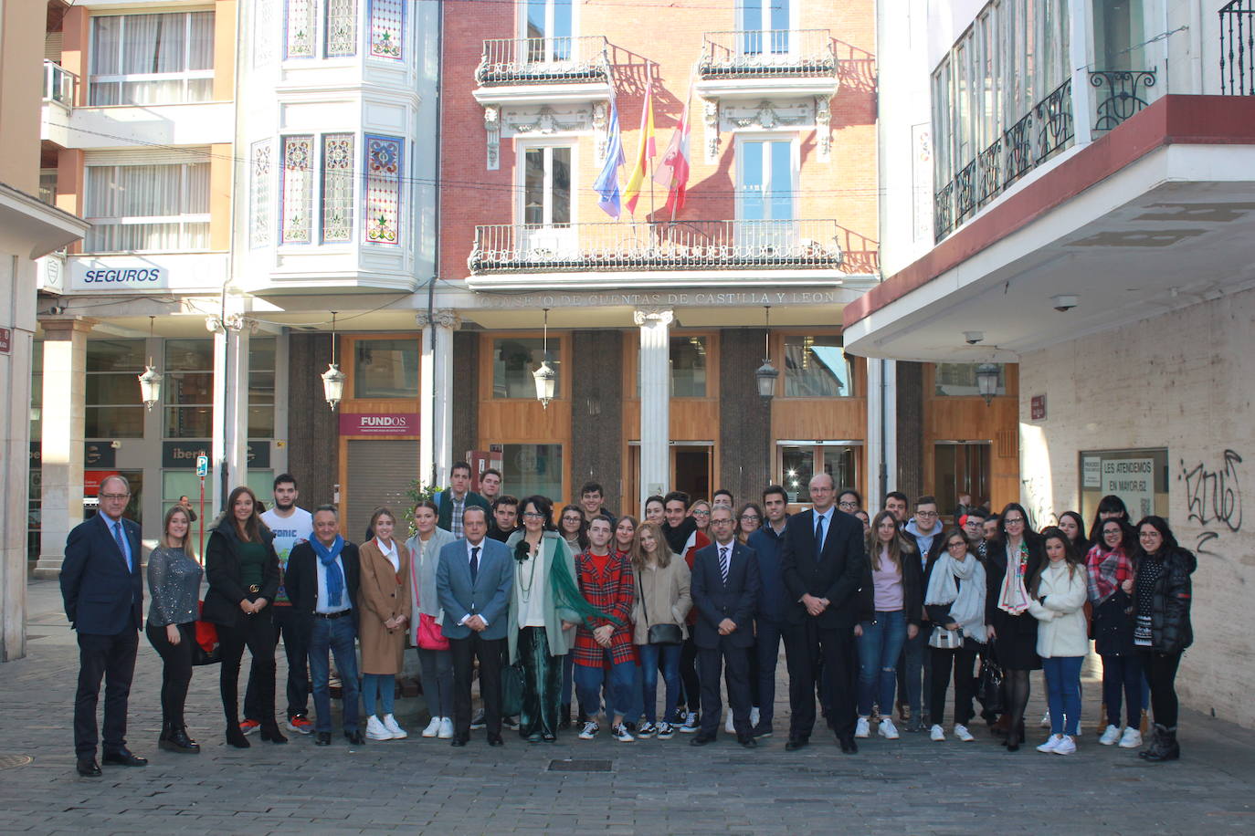 40 alumnos de Derecho de la Universidad de León visitan el Consejo de Cuentas