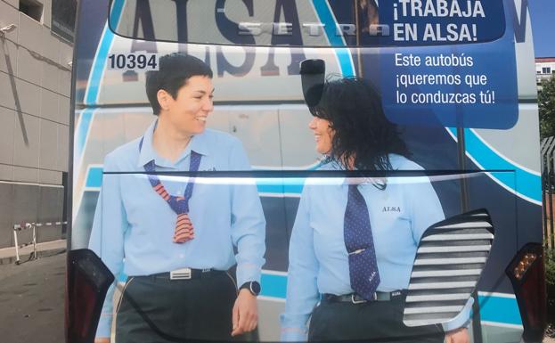 Alsa lanza una campaña para atraer talento femenino a la profesión de conductora de autobús