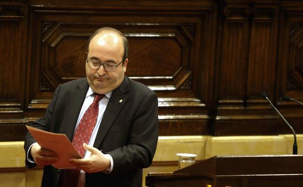 Miquel Iceta, único candidato a encabezar la primera secretaría del PSC