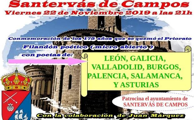 Santervás de Campos celebra un filandón poético con escritores llegados desde numerosos lugares de España