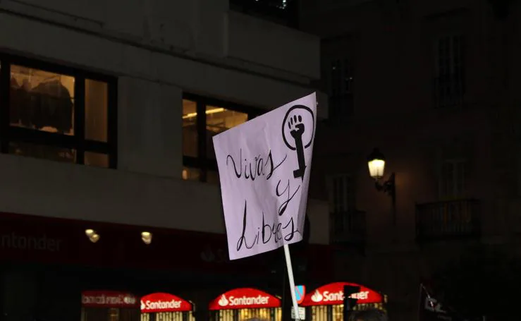 Manifestación por el Día Internacional de la Violencia contra la Mujer en León