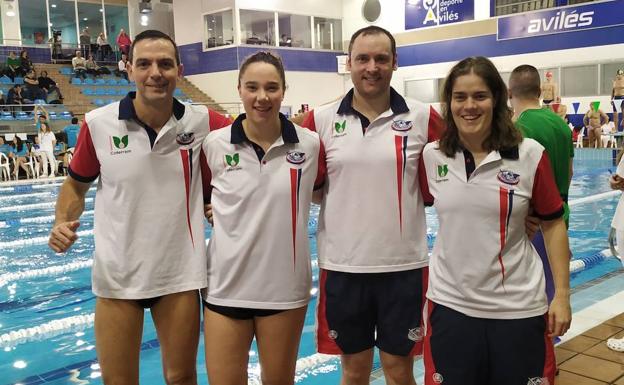 Tres medallas para el CN León en el Máster de Avilés