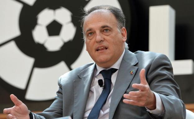 Tebas dimite para presentarse a las elecciones a la presidencia de LaLiga