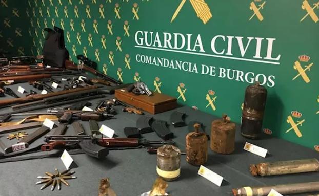 Detenido por almacenar armas y explosivos en su casa de Miranda de Ebro