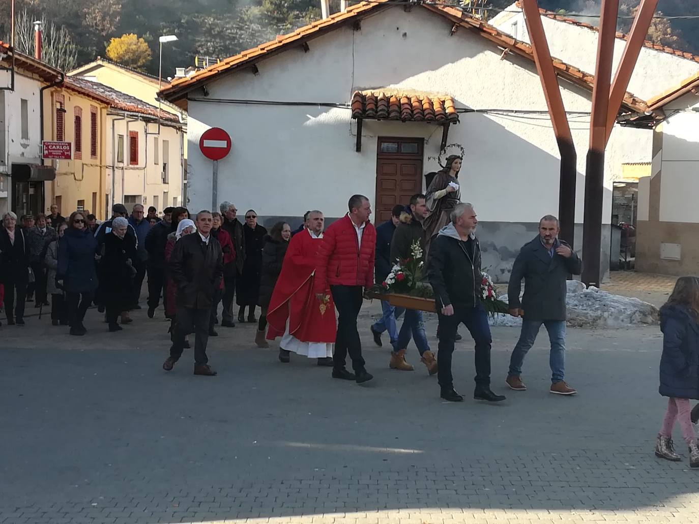 Santa Lucía de Gordón celebra Santa Bárbara