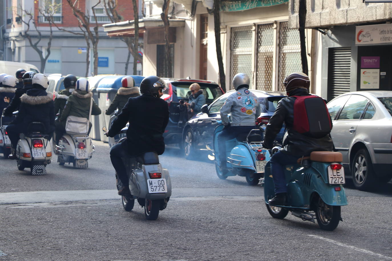 Scooters y Lambrettas toman el Espacio Vías