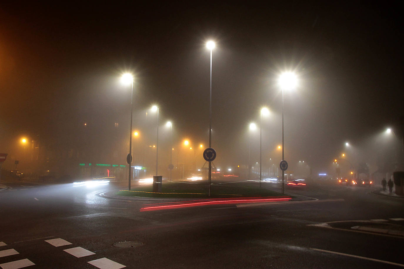 La niebla llega a León