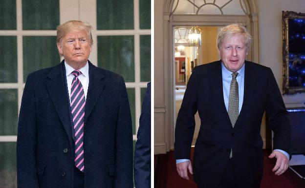 Johnson y Trump abogan por un «ambicioso» acuerdo comercial en su primer contacto tras las elecciones