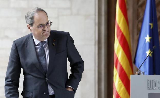 La inhabilitación de Torra sitúa la legislatura catalana en tiempo de descuento