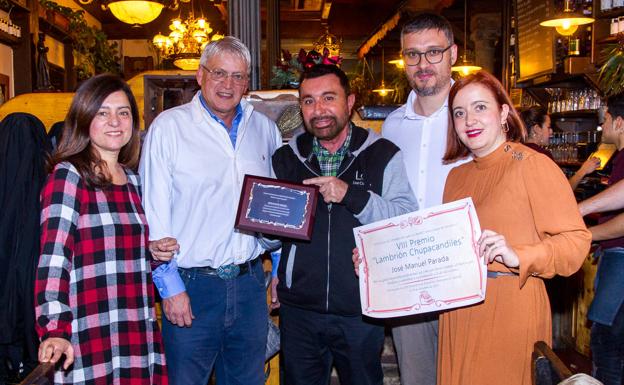 José Manuel Parada, premio «Lambrión Chupacandiles 2019», en el XI encuentro de Plumillas Bercianos