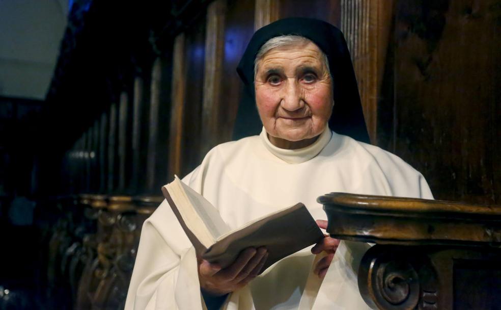 Sor Caridad, centenaria del monasterio de Carrizo de la Ribera : «Nunca tuve ganas de marchar»