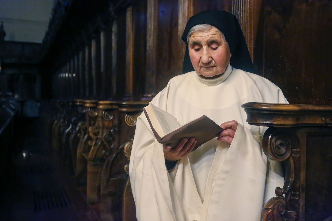 Sor Caridad, hermana del Monasterio Cisterciense de Carrizo de la Ribera, celebra su 100 cumpleaños