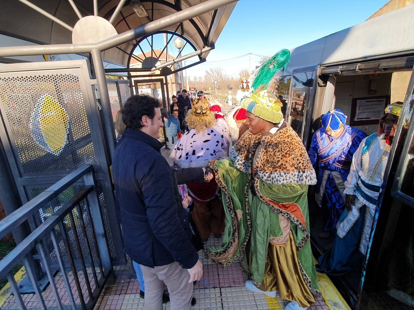 Villaquilambre recibe a Sus Majestades