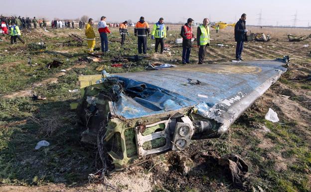 EE UU cree que un misil iraní derribó el avión de las aerolíneas ucranianas