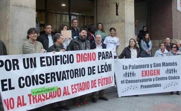 'León por un Conservatorio digno' se concentrará para exigir «un edificio bien dimensionado»