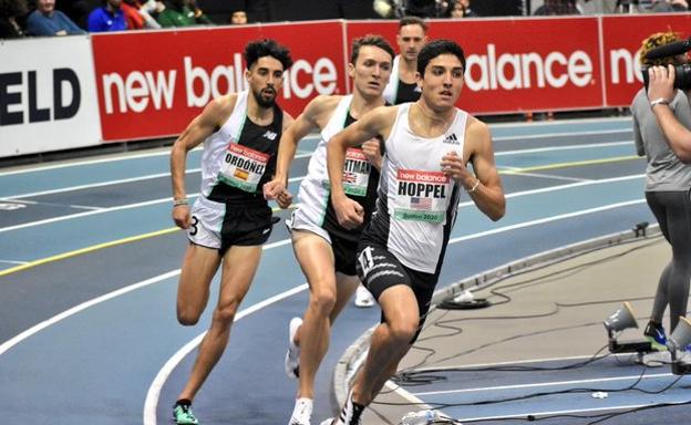 Saúl Ordóñez regresa en Boston rozando el récord de España de 1.000 metros