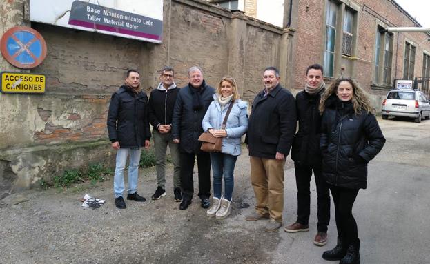 El PP denuncia el «cierre» de los talleres de La Sal y los recortes en las obras de ADIF en León y alfoz