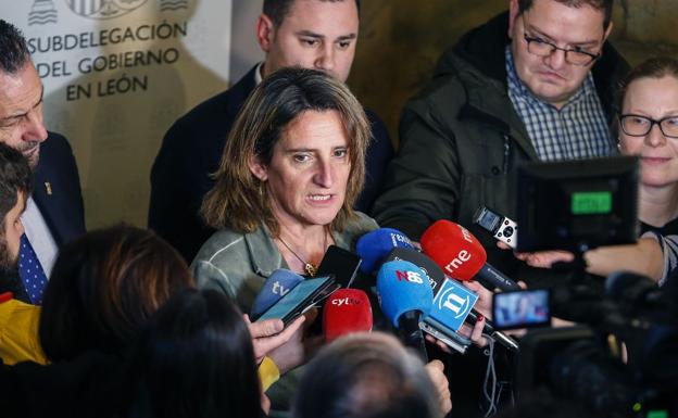La ministra Teresa Ribera remarca que «el trabajo de la transición justa sigue adelante» y espera poder presentar «propuestas concretas muy pronto»