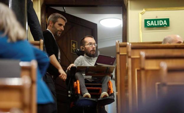 El Congreso será accesible para Echenique tras una inversión de 258.000 euros