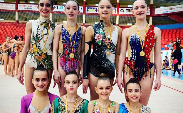 El Club Ritmo domina el Campeonato Autonómico de base con siete medallas