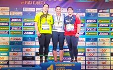 Saúl Ordóñez y Mónica Borraz dan dos bronces al atletismo leonés en Ourense
