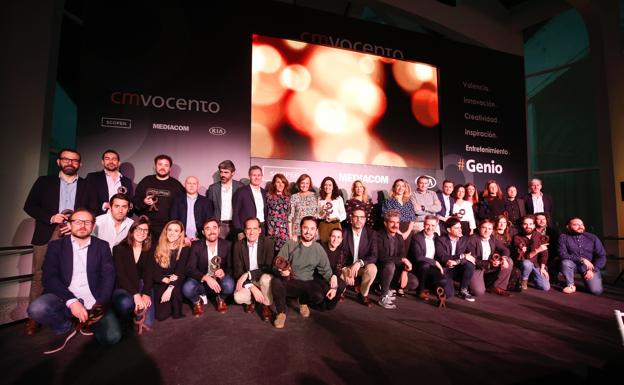 Los 'Genios' del entretenimiento, premiados por Vocento