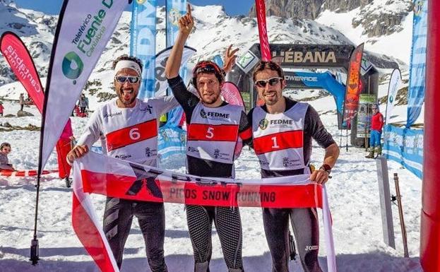 Manuel Merillas, campeón de España de raquetas de nieve