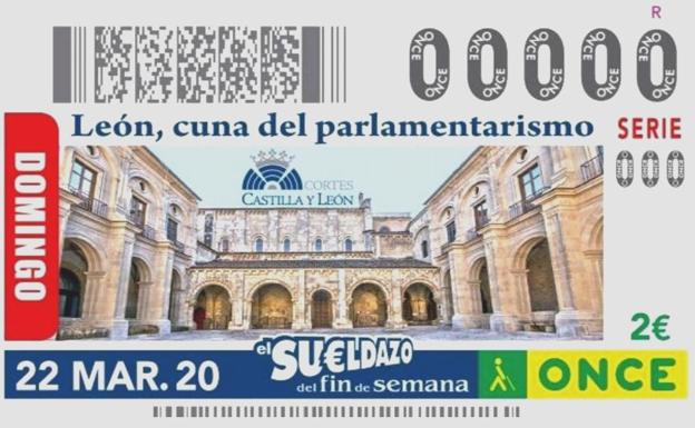 La ONCE homenajea a León con una errónea interpretación de la la cuna del parlamentarismo